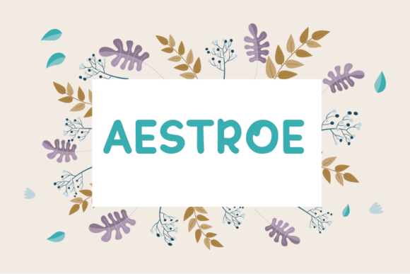 Aestroe: A Unique Handwritten Font