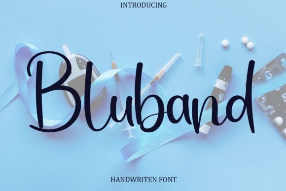 Bluband: A Sweet Handwritten Font