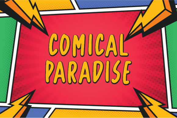 Comical Paradise: A Bold Handwritten Script