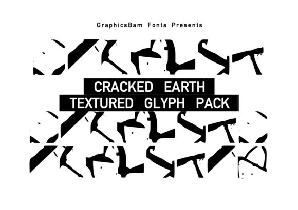 Cracked Earth Glyphs: A Natural Font for Creative Projects
