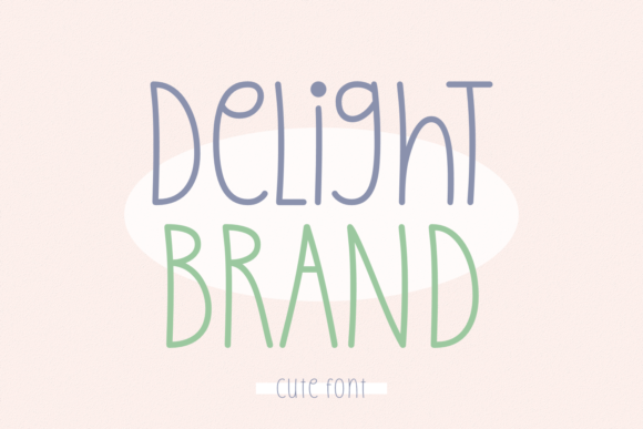 Delight Brand Font for Creative Publishing