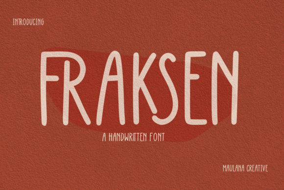 Fraksen: A Natural Handwritten Font
