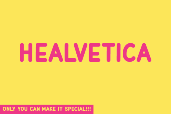 Healvetica: A Handwritten Font for Creative Web Design