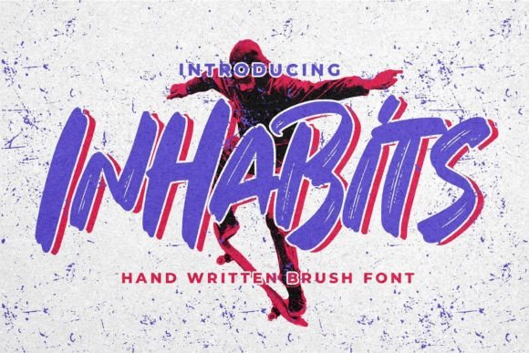 Inhabits: A Handwritten Font for Creative Projects