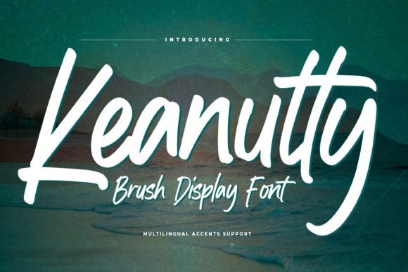 Keanutty: A Handwritten Font for Web Design