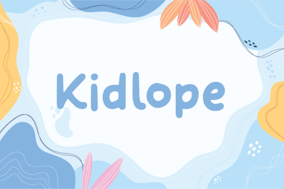 Kidlope: A Natural Handwritten Font for Business Branding