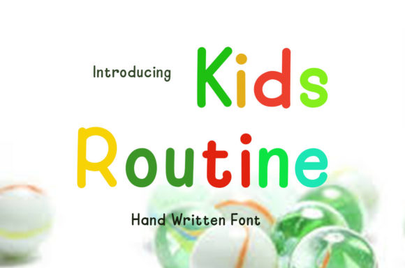Kids Routine Font for Web Design