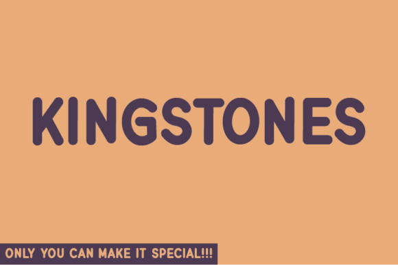 Kingstones: A Handwritten Font for Elegant Design