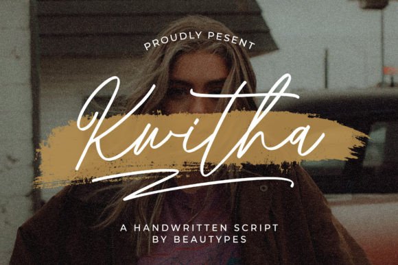 Kwitha: A Handwritten Font for Elegant Design