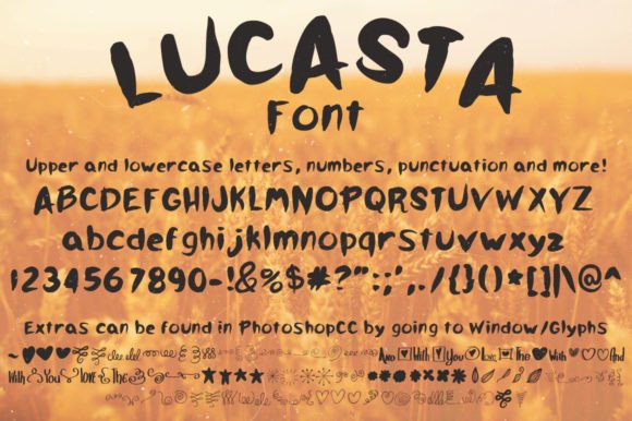 Lucasta: A Handwritten Font for Creative Makers