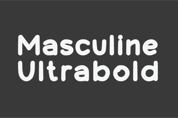 Masculine Ultrabold Font for Creative Projects