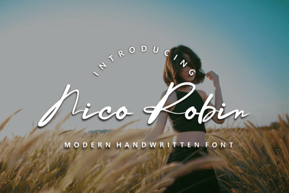 Nico Robin: A Stylish Handwritten Font