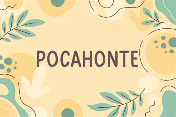 Pocahonte: A Natural Handwritten Font