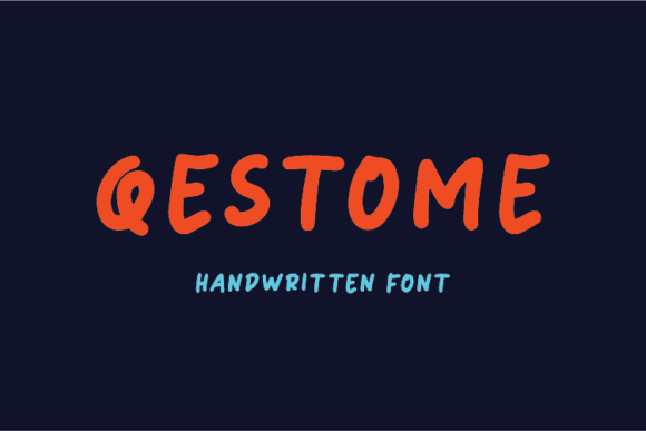 Qestome: A Bold, Modern Display Font