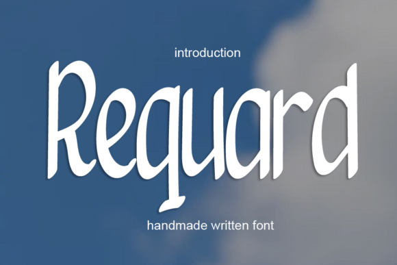 Requard: A Handwritten Font for Editorial Grace