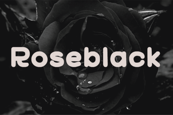 Roseblack: A Handwritten Font for Elegant Design