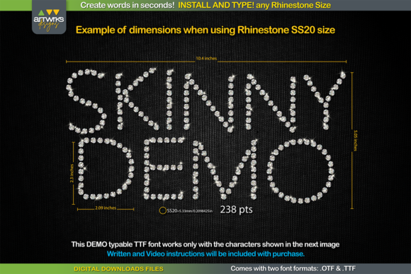 Skinny Demo Font for Editorial Design
