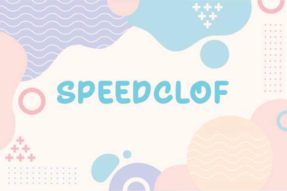 Speedclof: A Handwritten Font for Creative Makers