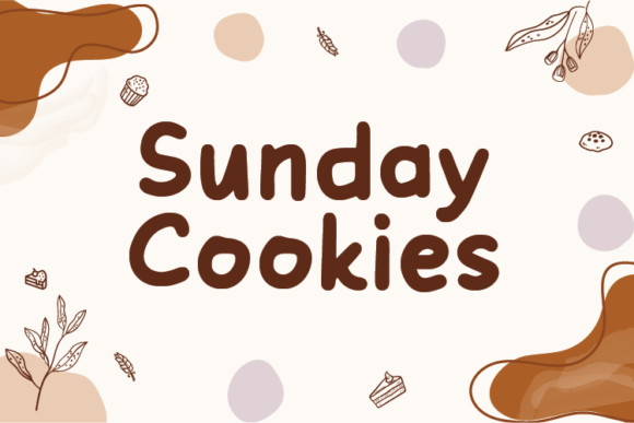 Sunday Cookies Font: Handwritten Elegance