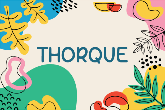 Thorque: A Unique Handwritten Font