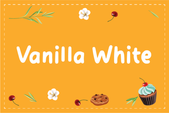 Vanilla White Font for Business